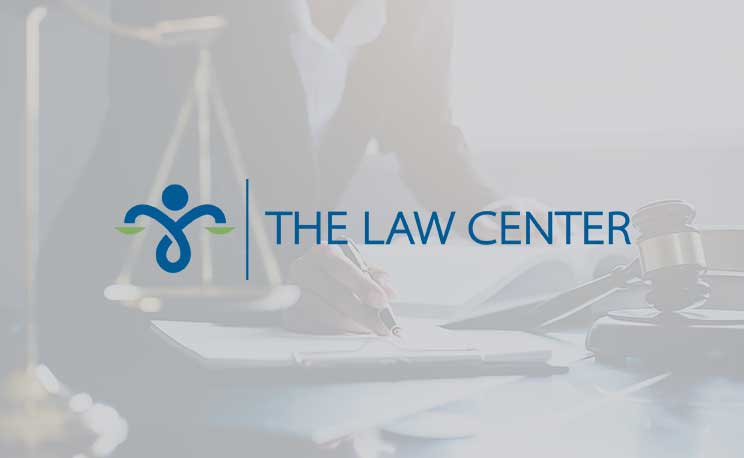 The Law Center fallback image with logo.