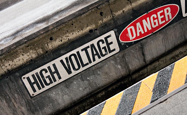 High Voltage Danger Sign