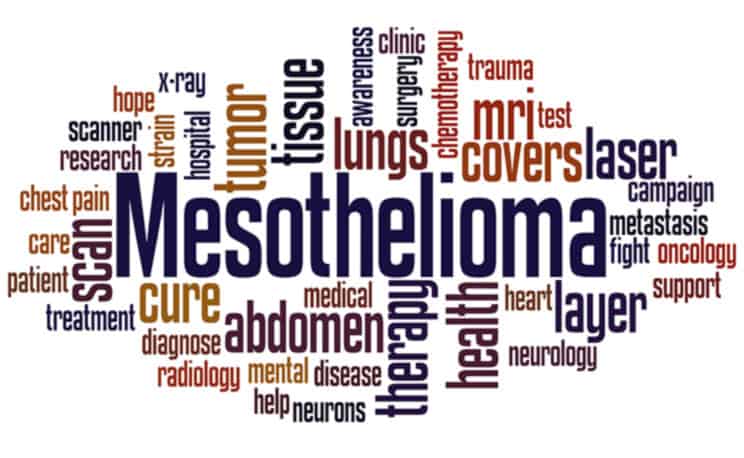 Mesothelioma Word Bubble